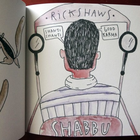 El típic moment dels rickshaws