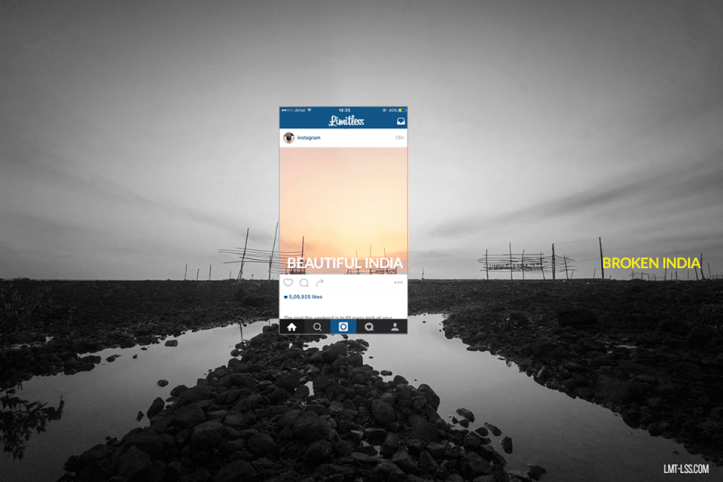 posta de sol broken india